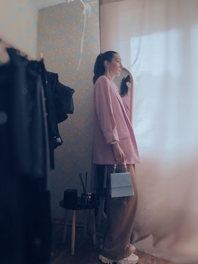 Krista Kalna, Designer & Artist, Pastel outfit inspiration